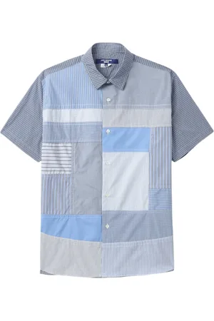 JUNYA WATANABE Chemise rayée à design patchwork