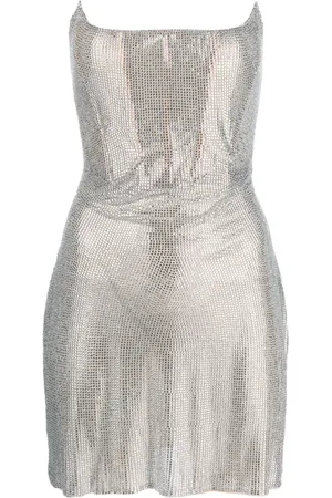 GIUSEPPE DI MORABITO Robe courte sans manches à ornements strassés