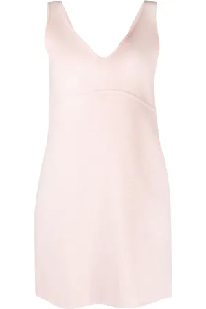 P.A.R.O.S.H. Robe courte en laine à design sans manches