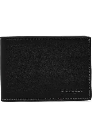 Coach Portefeuille en cuir à design pliant