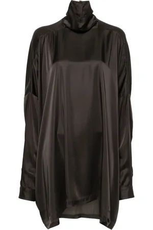 Rick Owens Blouse Tabard en satin