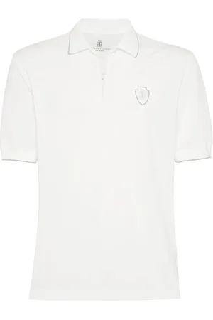 Brunello Cucinelli Polo en coton à logo