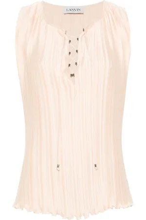 Lanvin Blouse plissée à lien de resserrage