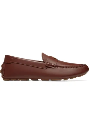 Bally Mocassins en cuir à plaque logo