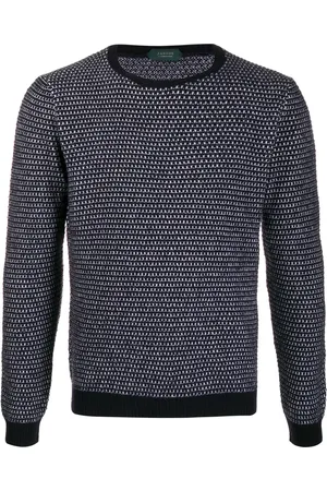 ZANONE Pull bicolore