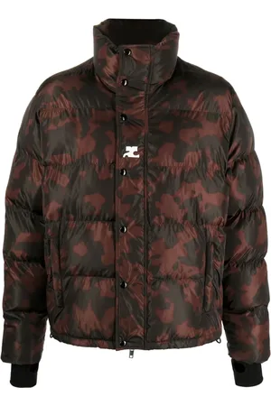 Courrèges Veste matelassée à imprimé camouflage