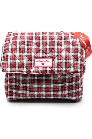 MONNALISA Sac à langer à motif tartan