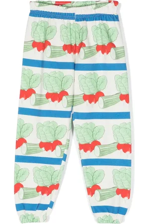 Mini Rodini Pantalon de jogging en coton biologique Veggie