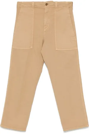 Aspesi Pantalon en gabardine à coupe courte
