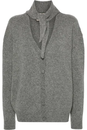 Plan C Cardigan en maille à design nervuré