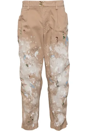 Kolor Pantalon fuselé à effet peint