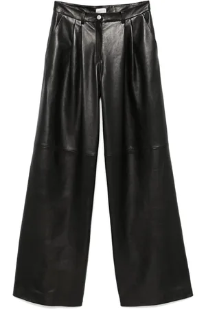 MAGDA BUTRYM Pantalon en cuir à coupe ample