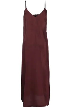 Rohe Robe-nuisette fendue à coupe longue