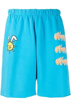 Natasha Zinko Short de sport à slogan imprimé