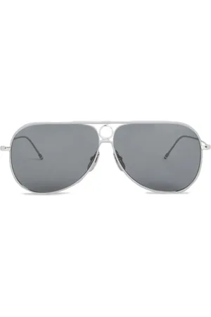 Thom Browne Lunettes de soleil à monture structurée