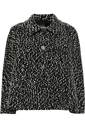 CHANEL Veste en tweed boutonnée (années 2000)
