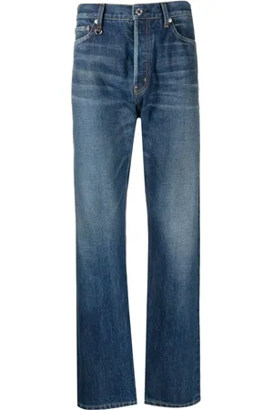 UNDERCOVER Jean droit à taille mi-haute