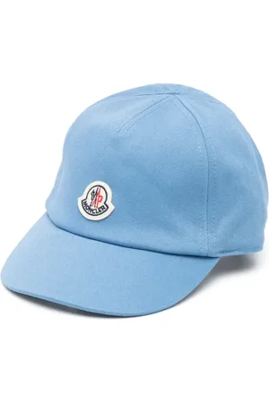 Moncler Casquette en coton à patch logo