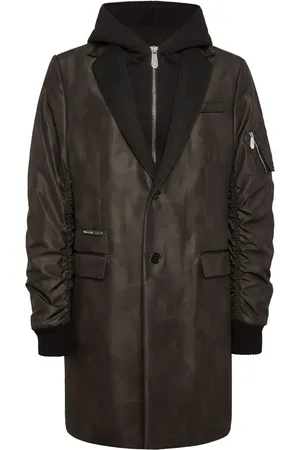 Philipp Plein Manteau à motif camouflage