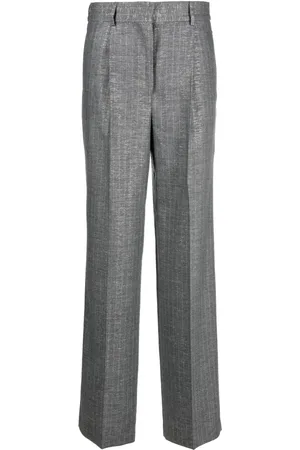 Msgm Pantalon ample à fines rayures