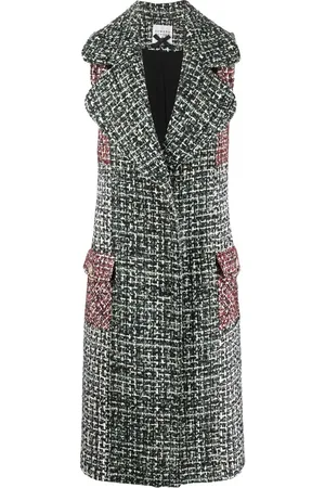 Edward Achour Paris Manteau sans manches en tweed