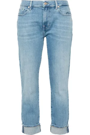 7 for all Mankind Jean ample à taille mi-haute