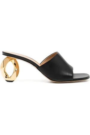 J.W.Anderson Mules Crystal 70 mm en cuir