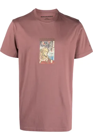 Maharishi T-shirt en coton à imprimé graphique