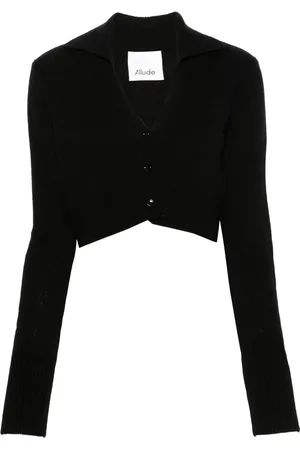 Allude Cardigan en cachemire à col italien