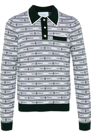 Casablanca Polo à logo imprimé