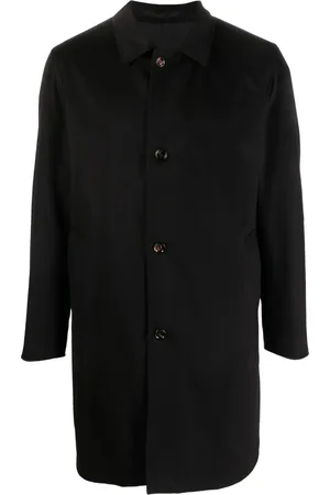 Kired Manteau en cachemire à simple boutonnage