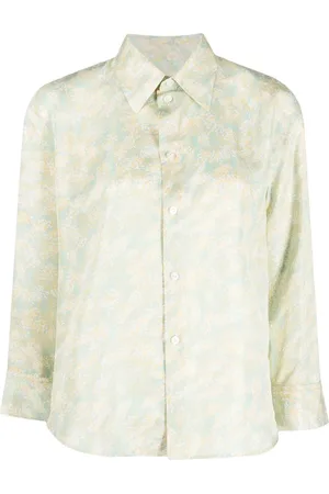 Jil Sander Chemise fleurie à manches longues