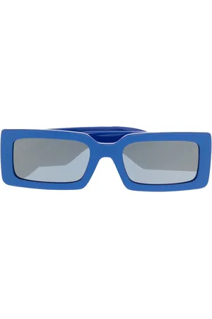 Dolce & Gabbana Lunettes de soleil rectangulaires à plaque logo