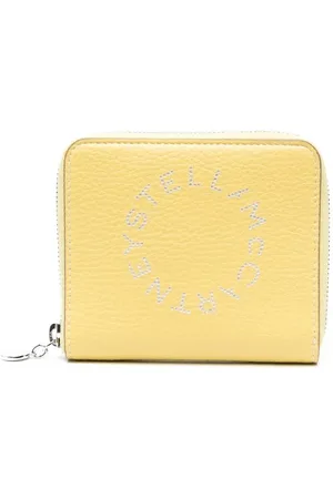 Stella McCartney Portefeuille zippé à logo perforé