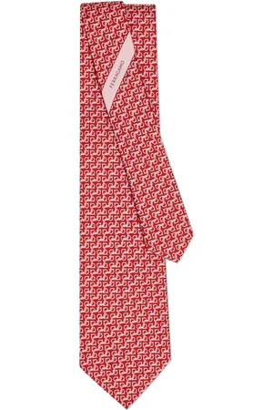 Salvatore Ferragamo Cravate à imprimé graphique