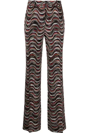 Missoni Pantalon en jacquard à coupe droite