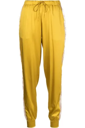 CARINE GILSON Pantalon fuselé en soie