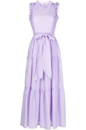 Baruni Robe longue à volants superposés