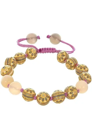 BUDDHA MAMA Bracelet en 20ct serti de diamants et de pierres de lune