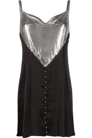 Paco rabanne Robe courte à bretelles