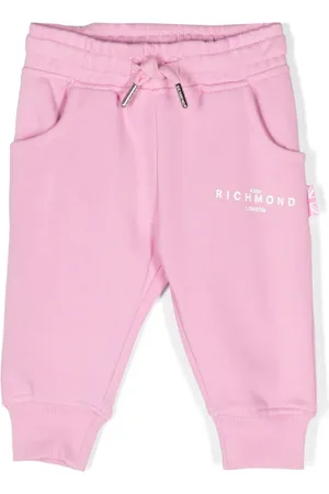John Richmond Pantalon de jogging en coton à logo imprimé