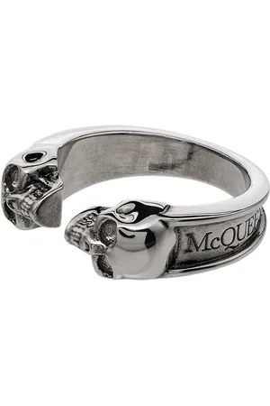 Alexander McQueen Bague à têtes de mort