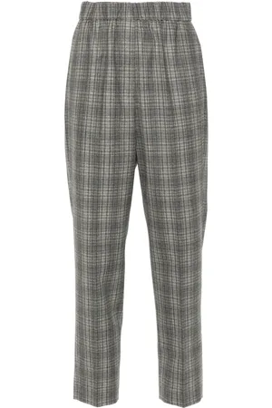 PESERICO SIGN Pantalon à motif tartan