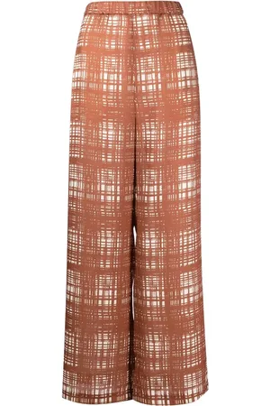 Maison Mihara Yasuhiro Pantalon froncé Random à carreaux