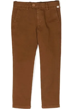 Il gufo Pantalon droit à patch logo
