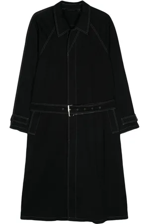 VERSACE Manteau à simple boutonnage (années 1980)