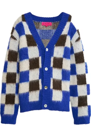 THE ELDER STATESMAN Cardigan à carreaux