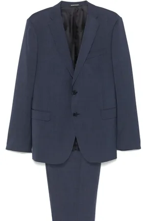 Emporio Armani Costume slim à simple boutonnage