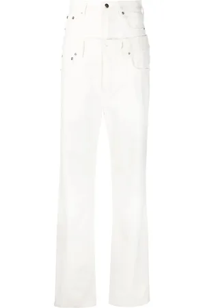 AC9 Pantalon taille-haute à empiècements contrastants
