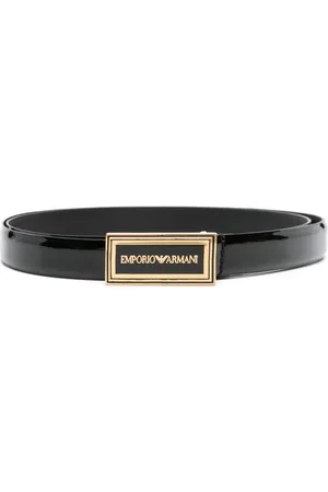 Emporio Armani Ceinture en cuir à boucle logo